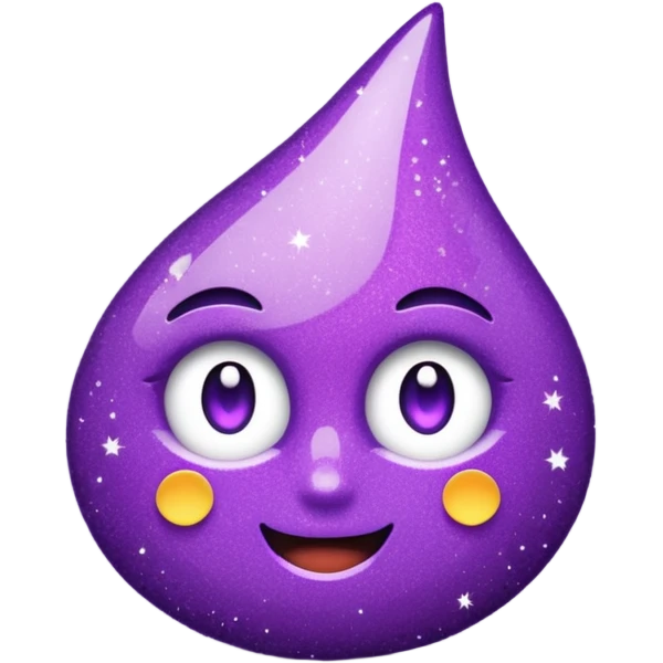 flecha para direita com glitter e roxa > emoji