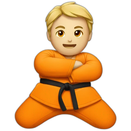 orange belt judo emoji