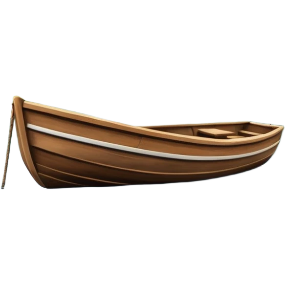 A boat on a quiet river emoji