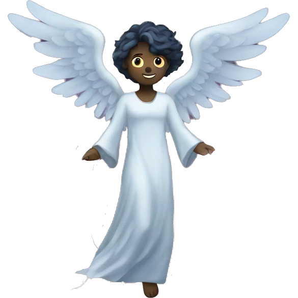 angel of dark lightning at night emoji