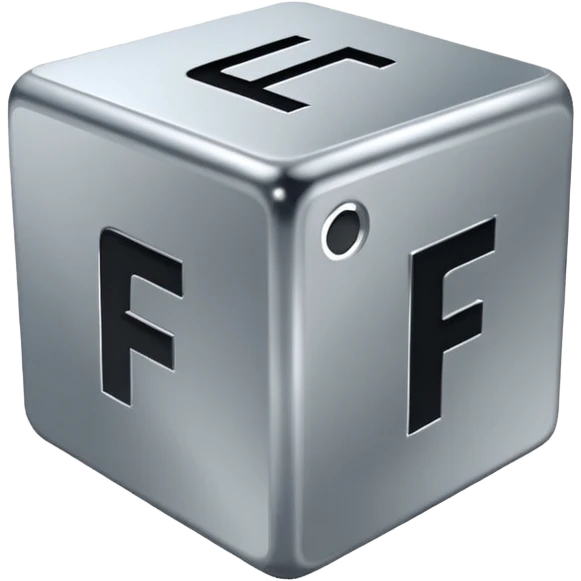 cube with F11# letters on it emoji