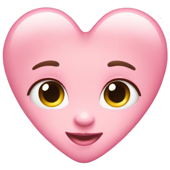 baby pink heart emoji