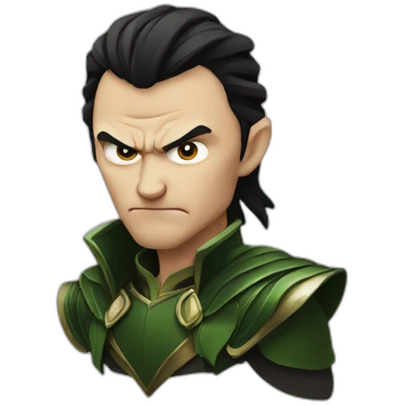 Angry Loki emoji