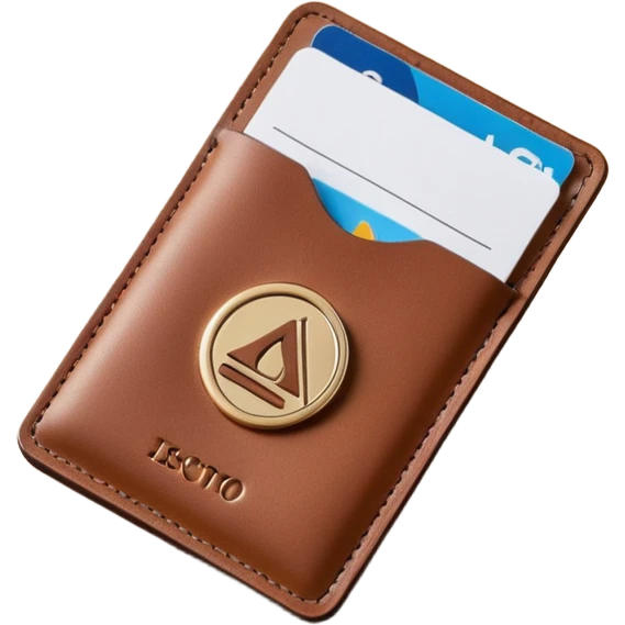 Resort Keycard & Holder: A sleek magnetic keycard paired with a leather card holder embossed with the resort logo.
 emoji