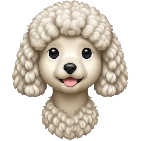 Смущений пудель  emoji