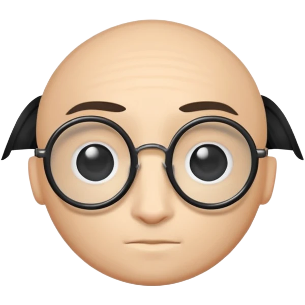 Harry Potter glasses with the scar and without the face  emoji