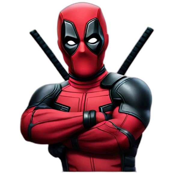 deadpool going shhhhh emoji