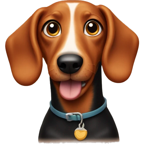 ginger sausage dog emoji