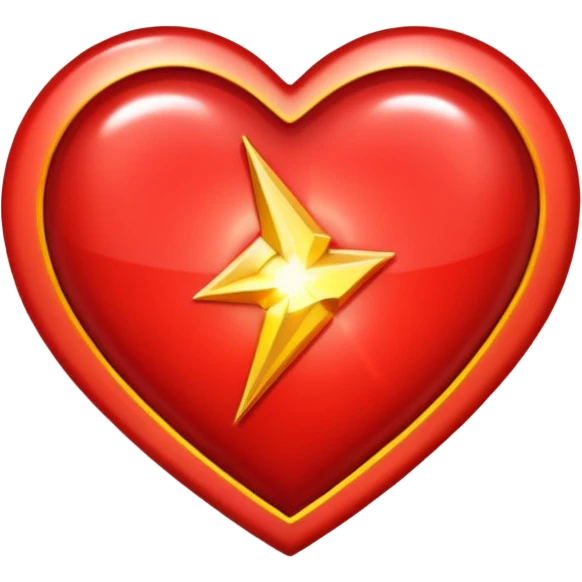 The flash on valentines emoji