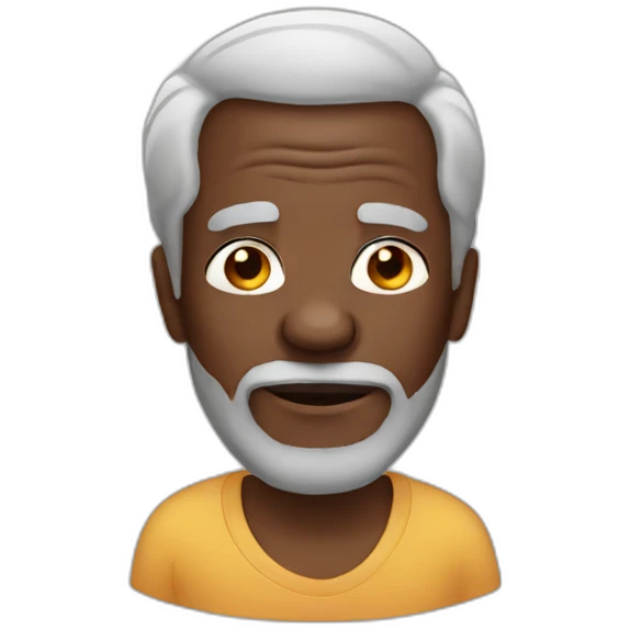 african grandpa emoji