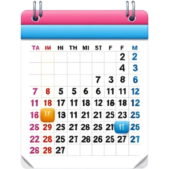 Calendar emoji