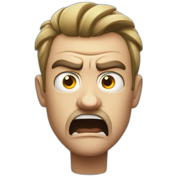 angry guy  emoji