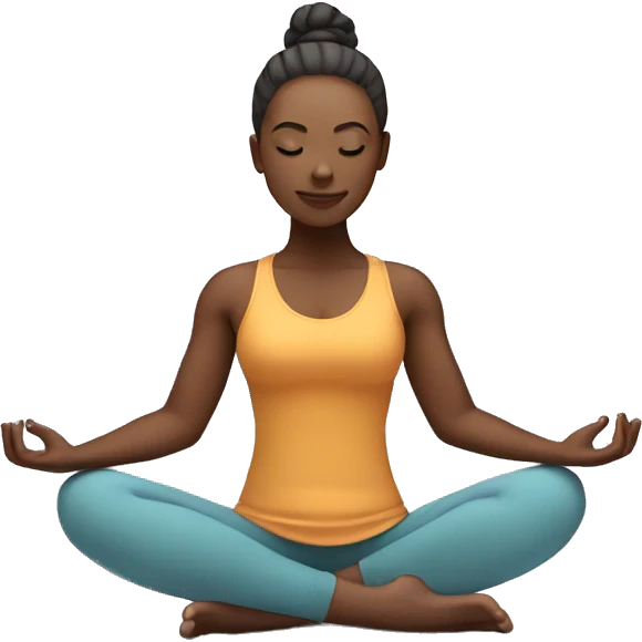 Yoga girl emoji