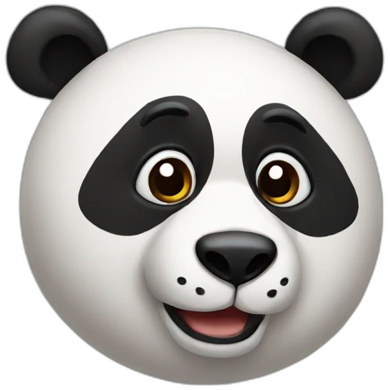 rolling panda emoji