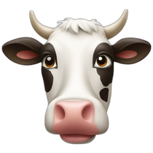 Vache qui tire la langue emoji