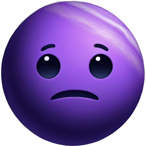 purple planet emoji