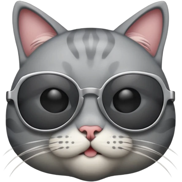 Cat wearing sunglasses emoji