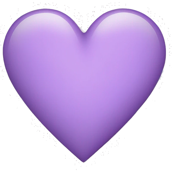 Light Purple Heart  emoji