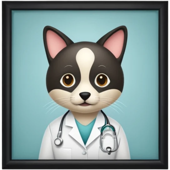 Animal hospital emoji