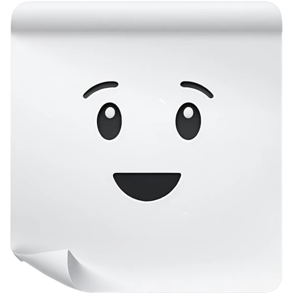 a piece of paper emoji