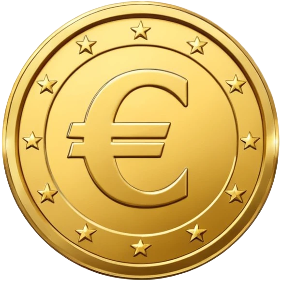euro coin emoji