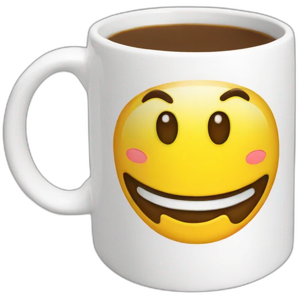 Mug sublimation emoji