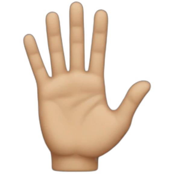 Man hand 2 emoji