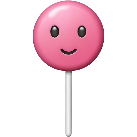 Pink dumdum lollipop emoji
