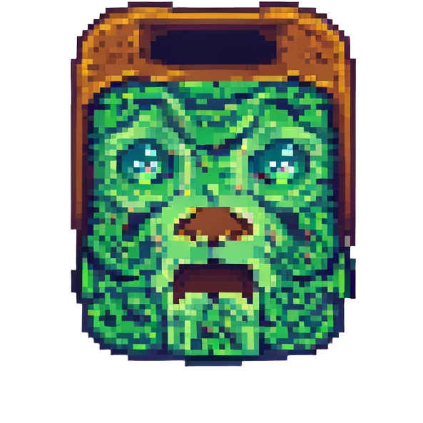 minecraft creeper face pixel art style emoji