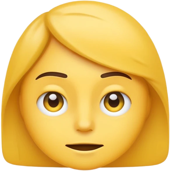 Generate a sarcastic emoji or sticker in a minimal flat-design style.  
The emoji should display a confident “nah, not today” attitude:  
- raised eyebrow  
- slight smirk  
- subtle eye-roll or side glance   emoji