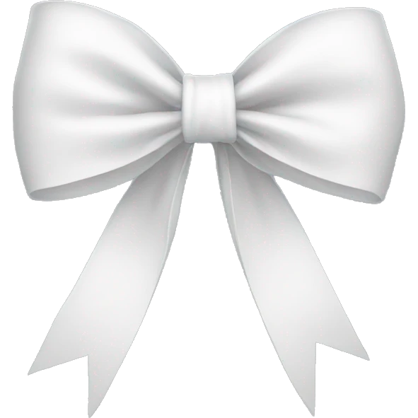 white bow emoji