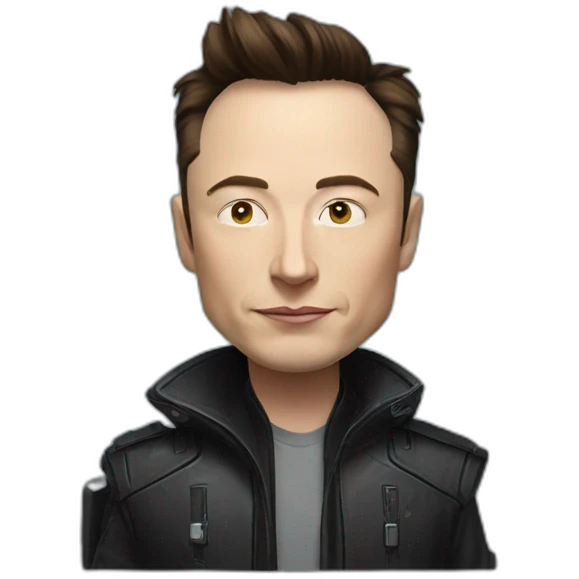 Elon musk cyberpunk  emoji