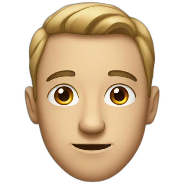 A guy with a big nose emoji