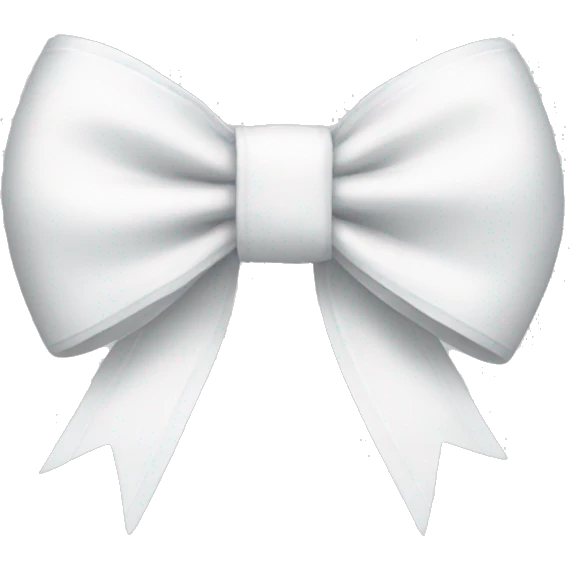 white bow  emoji