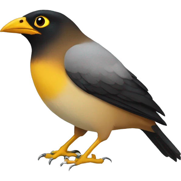 Mynah bird emoji