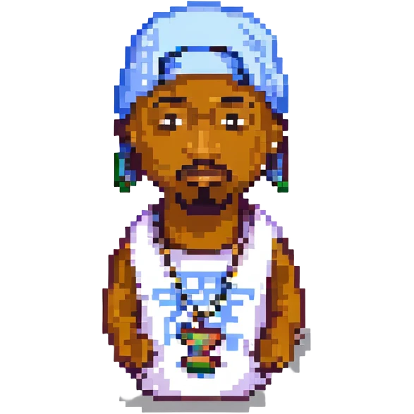репер 2Pac, no background emoji