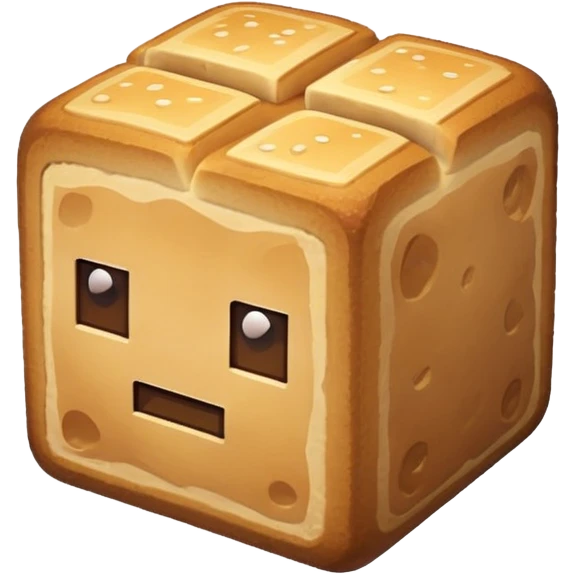 Minecraft bread emoji