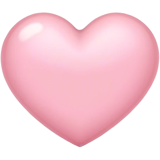 Light pink heart emoji