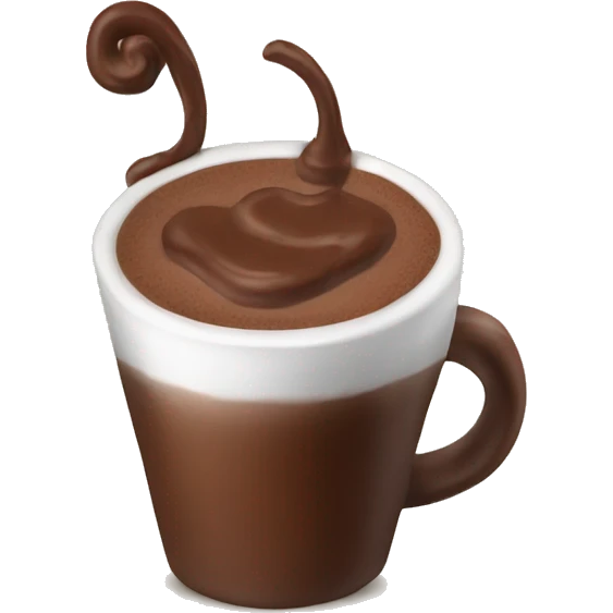 Hot chocolate emoji