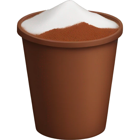 cocoa powder emoji
