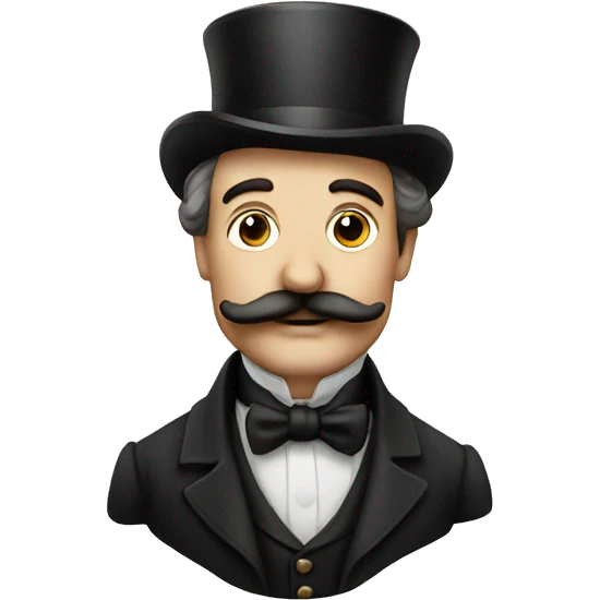 victorian gentleman with moustache  emoji