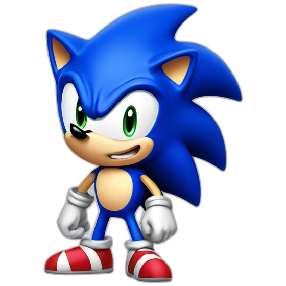 Sonic the hedgehog emoji