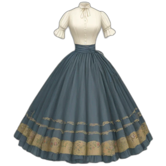 1890 Skirt emoji