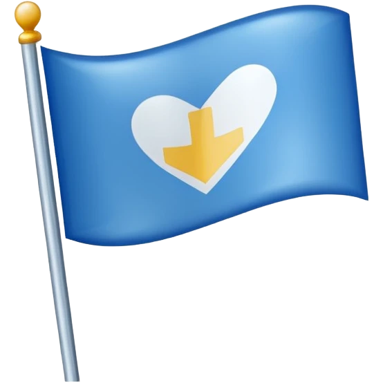 I want to create my own flag. That looks like a verified badge for Instagram. emoji