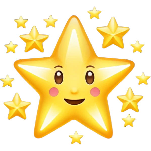 Taube funkelnde Sterne emoji