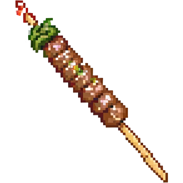 beef skewer emoji