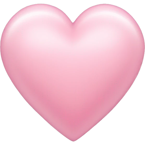 Light pink heart emoji