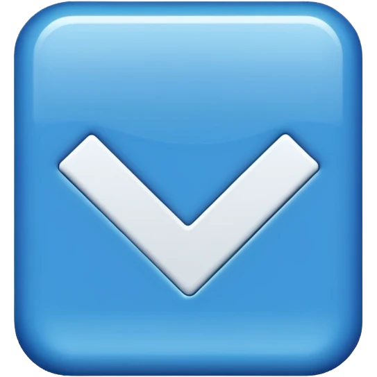 Checkmark in blue box emoji