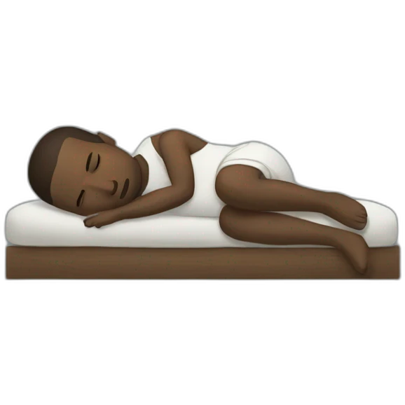 Sleeping kayne west emoji