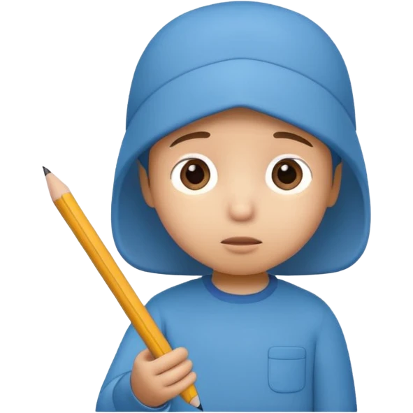 Ders çalışan pocoyo emoji
